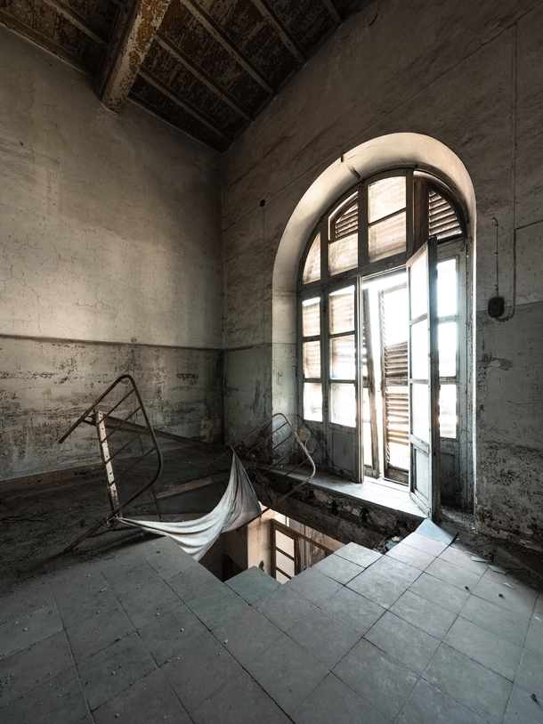 Abandoned th-century hospital in Italy