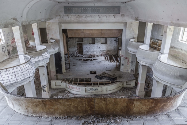 Abandoned theater in Bulgaria