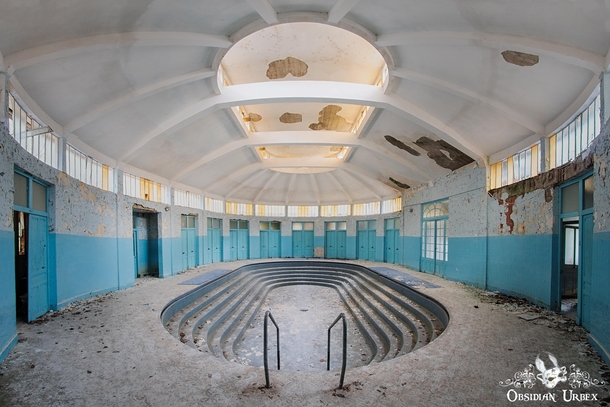 Abandoned thermal spa complex in France decaying since the s 