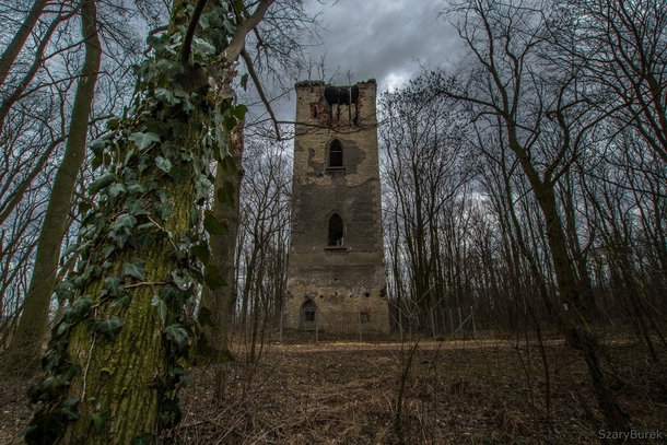 Abandoned tower Ischl in Poland 