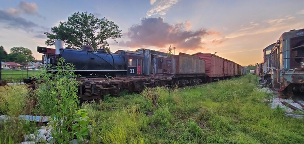 Abandoned train French Lick Indiana