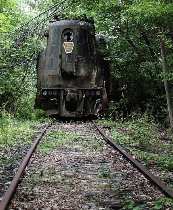 Abandoned Train in New York State 