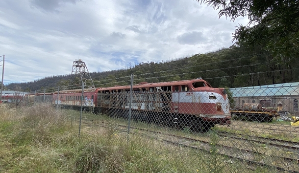 Abandoned train Lithgow