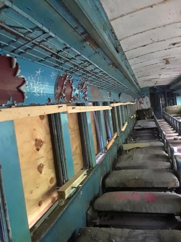 abandoned train New Hampshire