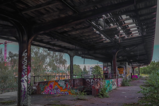 Abandoned train station in Berlin 