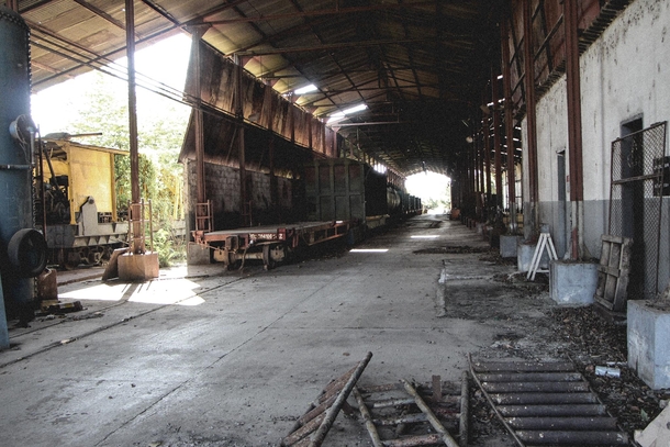 Abandoned train station in Sorocaba SP Brazil