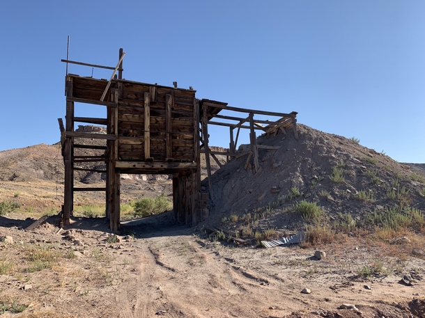Abandoned uranium mine in Utah