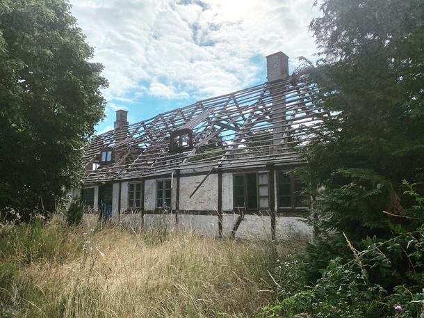 Abandoned village house in Denmark