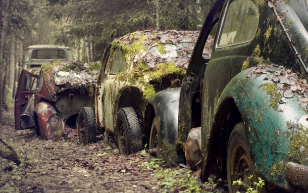 Abandoned volkswagens unknown location 