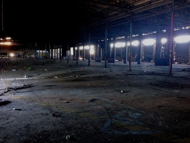 Abandoned warehouse in Richmond CA 