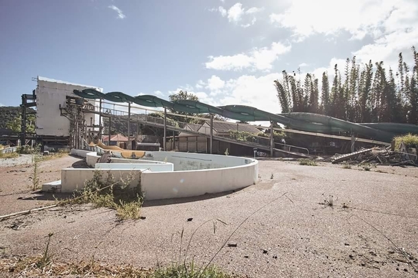 Abandoned water park by developers Credit Derelict NZ