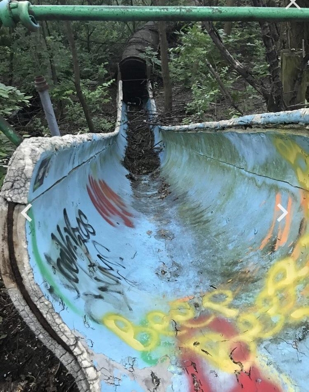 Abandoned water park from the s