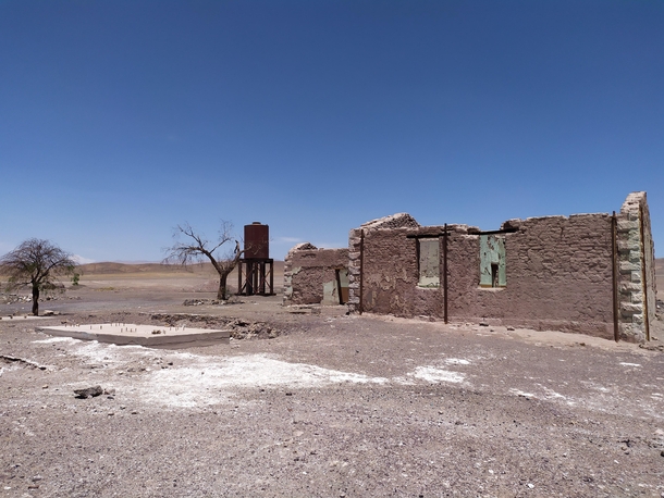 Abandoned way station in the Atacama Desert
