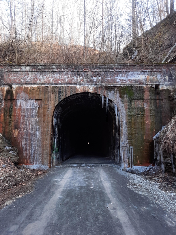 Abandoned WV train tunnel number  Over  ft long