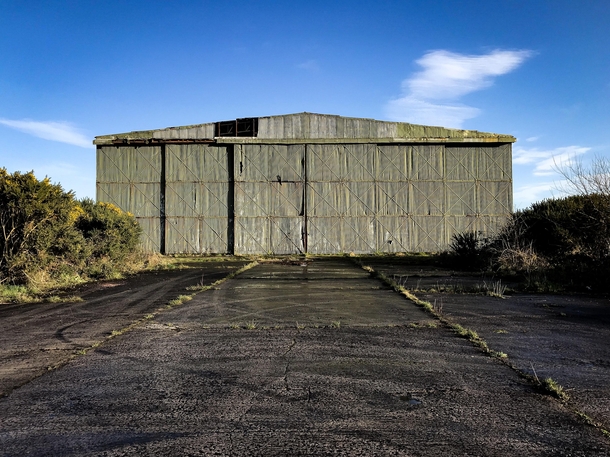 Abandoned WW aircraft hanger Northern Ireland