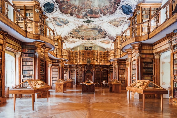 Abbey library of Saint Gall St Gallen Switzerland 