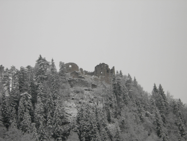 Abounded Mountain Top Castle In Austria Dec 
