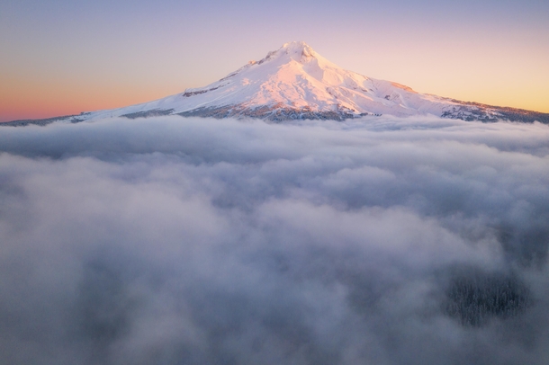 Above the Clouds Mt Hood Oregon 