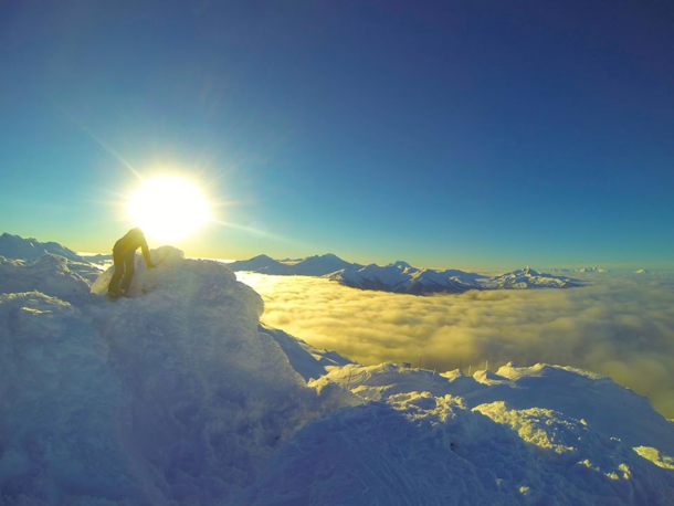 Above the clouds Whistler BC Canada 