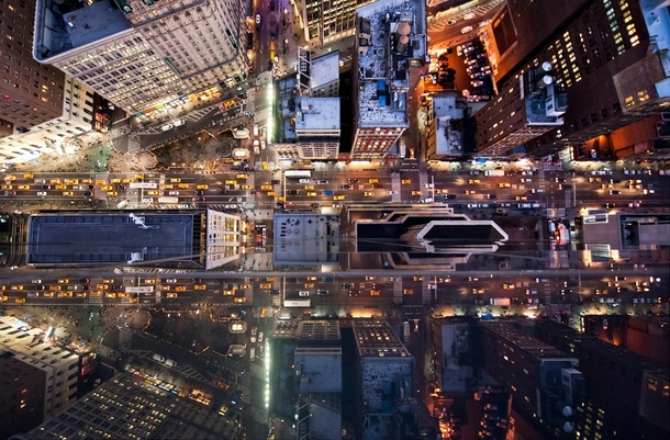 Aerial view of Herald Square in Manhattan  by Navid Baraty