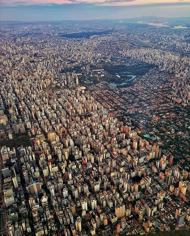 Aerial view of So Paulo - Brazil 