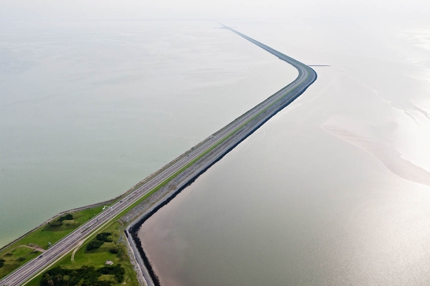 Afsluitdijk  Closure dike - The Netherlands 