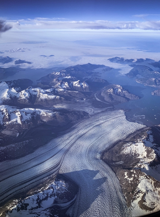 Alaskan glaciers from the sky 