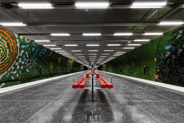 Alby Metro Station Stockholm  by Alexander Dragunov 