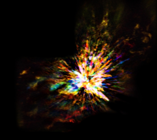 ALMA Captures Extremely Violent amp Explosive Star Birth In The Orion OMC- Cloud Complex