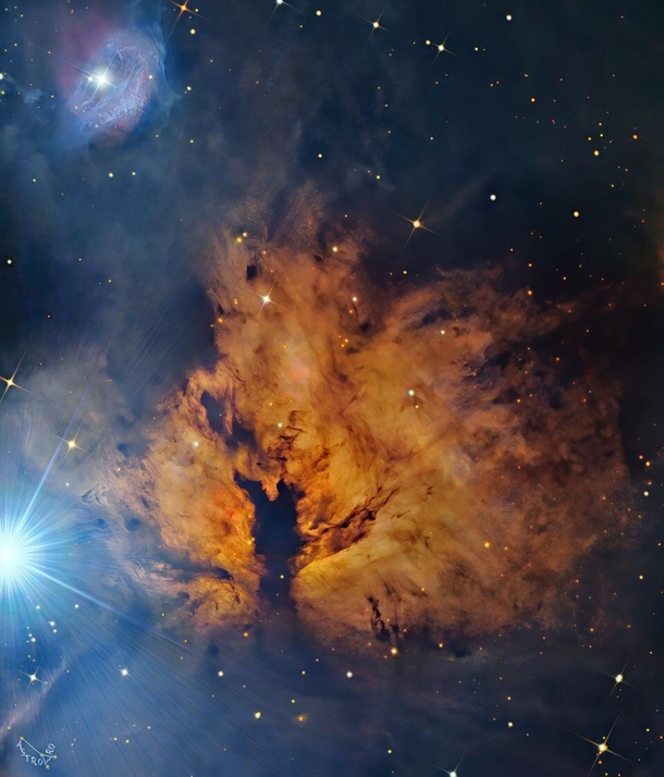 Alnitak and the Flame Nebula by Team ARO