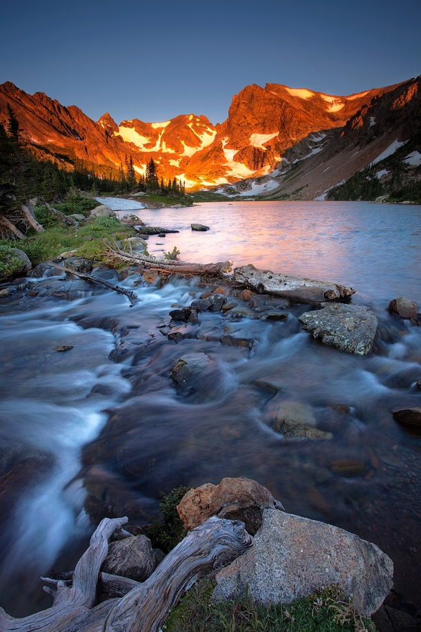 Alpenglow Majesty Indian Peaks Wilderness CO  ryanwrightphoto
