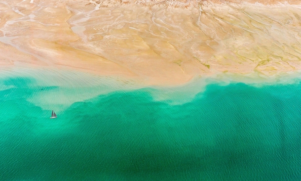 Although Dubai is known for its grandiose cityscapes it also has a vast natural beauty which leaves one in awe This is an ariel shot of UAE land and sea taken from a helicopter  Photo by Abrar Mohsin