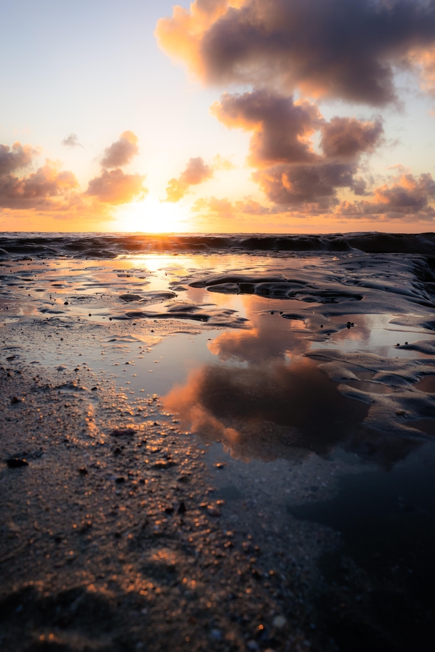 Always mesmerized by the tide pools in La Jolla California It was a stunning evening with these gorgeous clouds  - Help make a change with your beautiful work Come support and inspire peoples wellbeing with your peaceful Photography at rMindfulPhotography