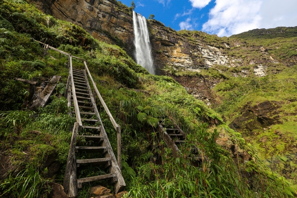 Amazing Road to Gocta Waterfall in Amazonas Per 