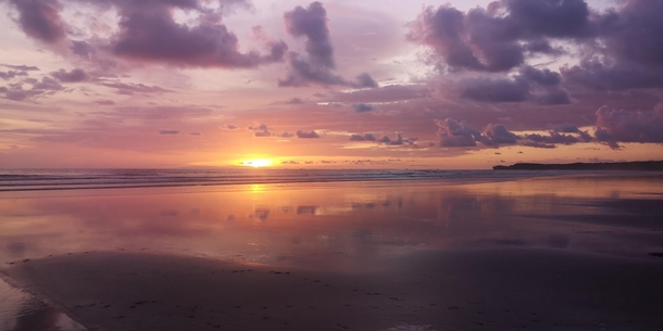 Amazing sunset Uvita Costa Rica  x