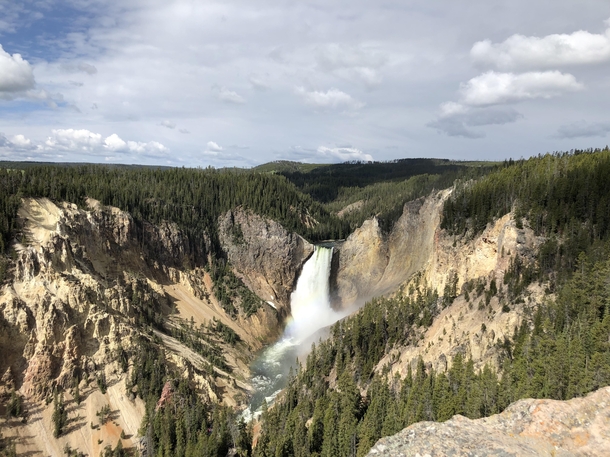 Amazing view from the Grand Canyon of the Yellowstone 