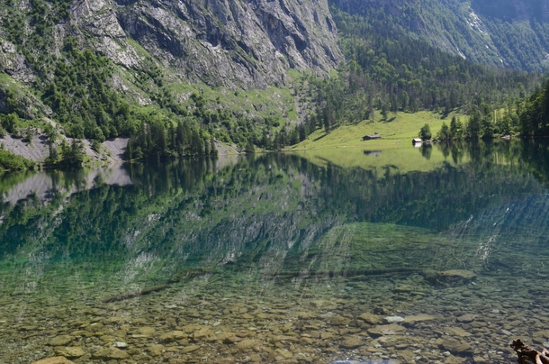 Amazing view Knigssee Obersee Germany 