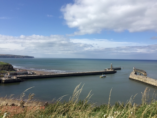 Amazing view of Whitby harbour 