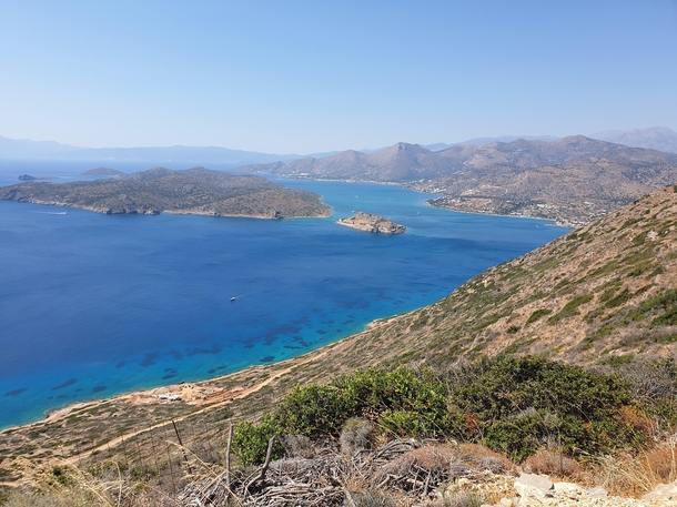 Amazing view to Spinalonga east Crete  x