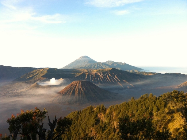 Amazing views from Mount Bromo Indonesia 