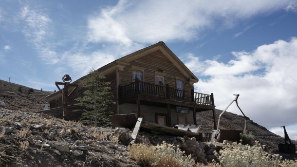 American Hotel Cerro Gordo Ghost Town Inyo Mountains  More in comments