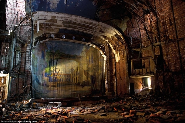 Americas once enchanting theaters that have been abandoned and left to crumble
