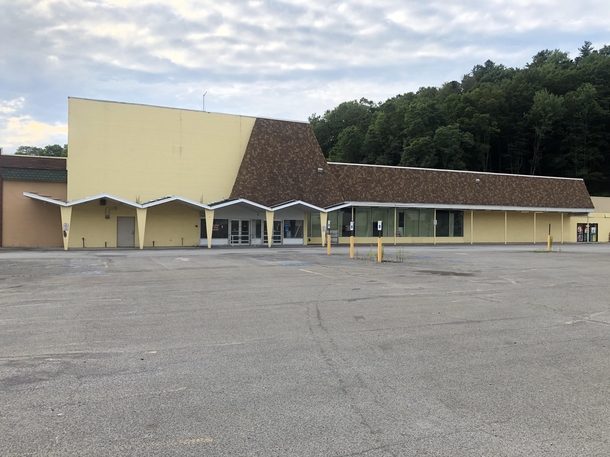 An abandoned Ames department store that closed down in  along with the rest of the Ames stores 