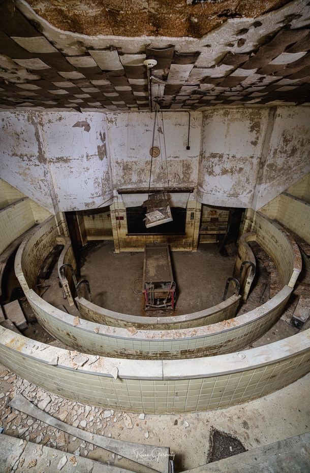 An abandoned autopsy theater For more of my work follow me on instagram sweeterdo