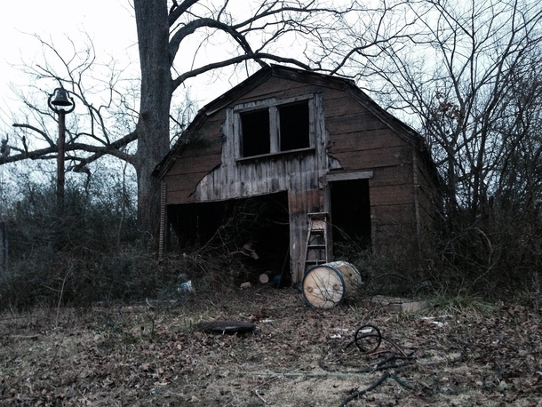 An abandoned barn in Georgia 