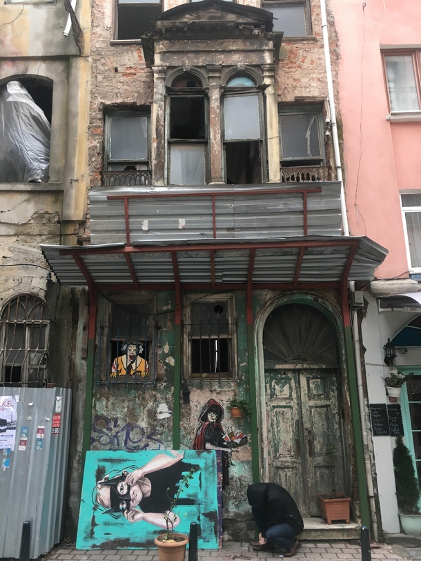 An abandoned building in Balat Fatihstanbul