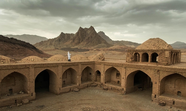 An abandoned caravanserai in central Iran
