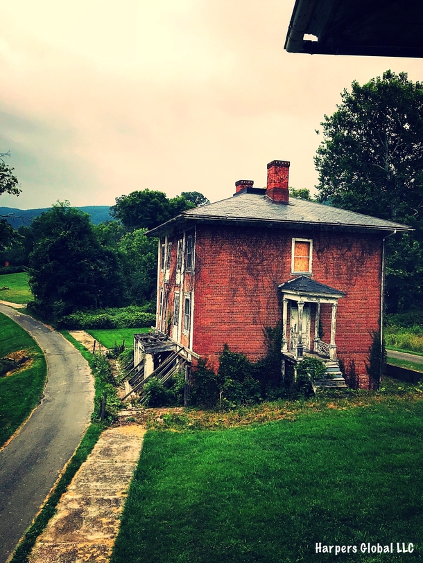 An abandoned cottage at Sweet Springs Sanitarium in Monroe County WV