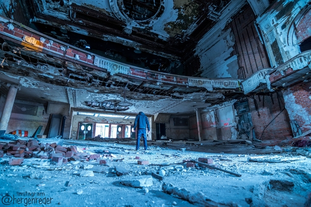 An abandoned early s theater 