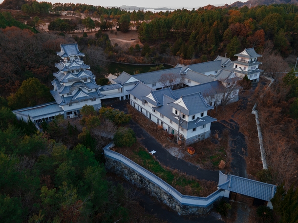 An abandoned love hotel thats modelled on a traditional Japanese castle  per night for their best room